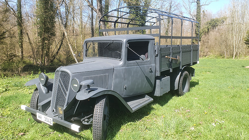 Le camion allemand, Citroën U23 de l'association les Vers de Gris.